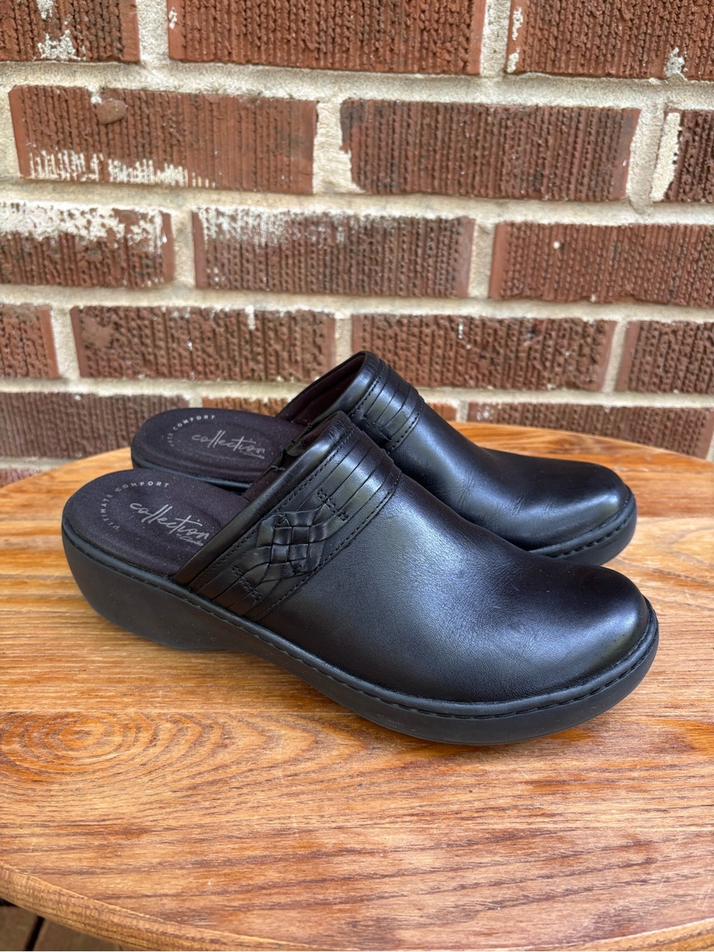 Collection By Clarks New Womens Delana Hayden Black Clogs Shoes US Size 9